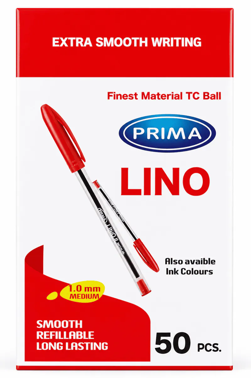 STYLO À BILLE PRIMA LINO ROUGE