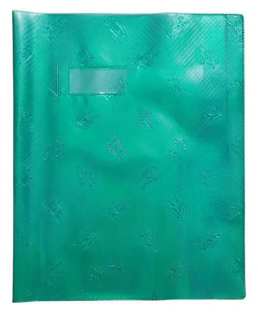 PROTEGE CAHIER 24X32 CM ELBA VERT TRANSPARENT