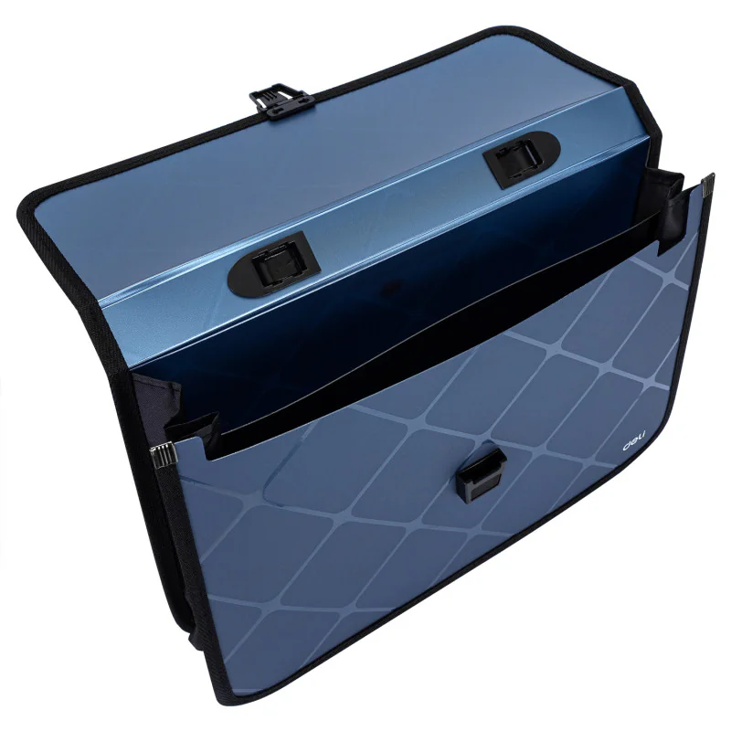 VALISE DE CLASSEMENT DELI A4 BLEU